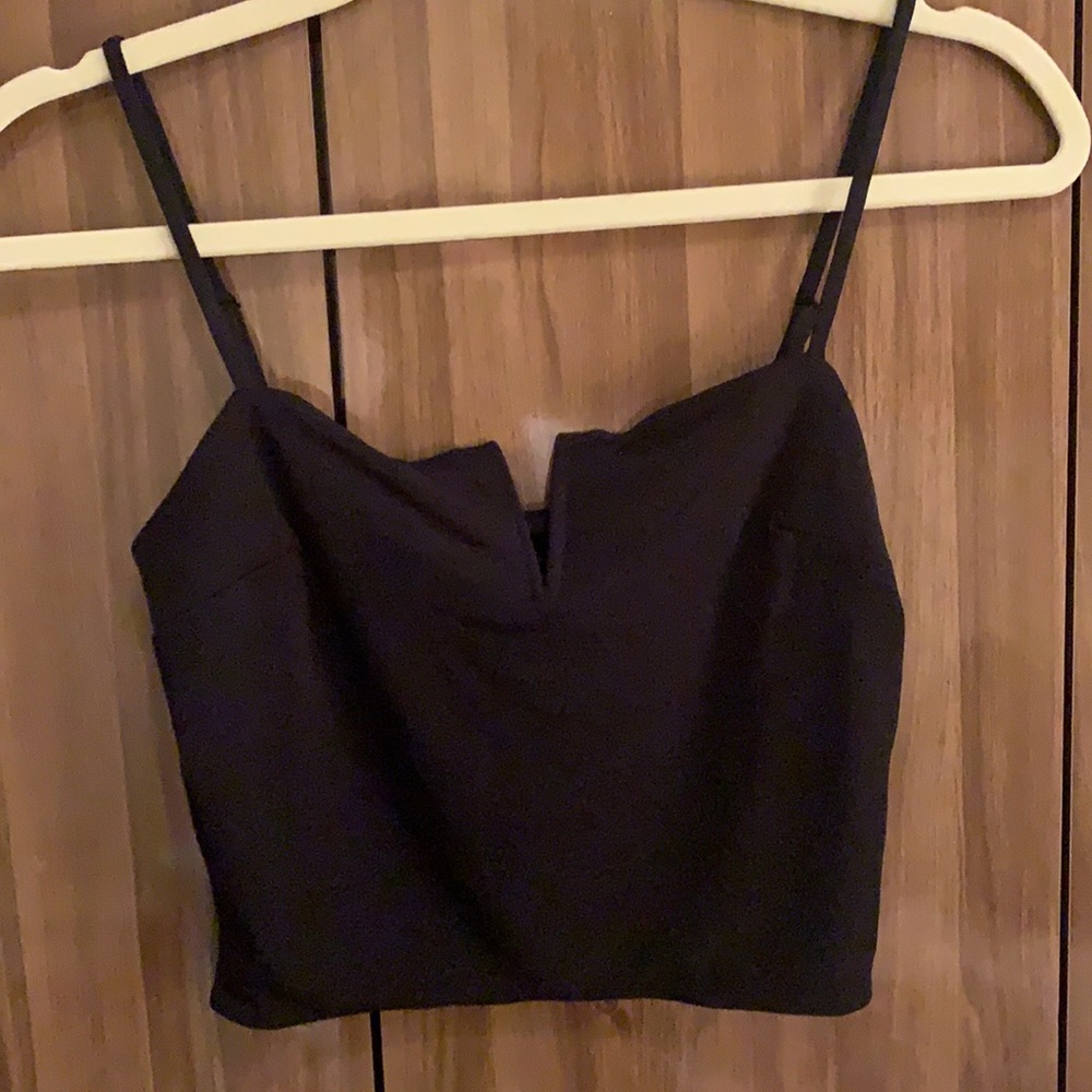 Brand new express v neck cropped top